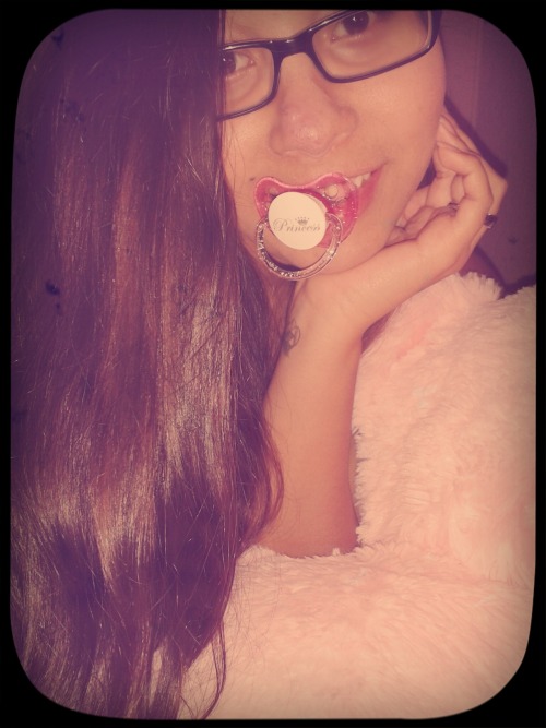 cryiingiinthedarkness: on my pacifier is princess… so treat me like one :3