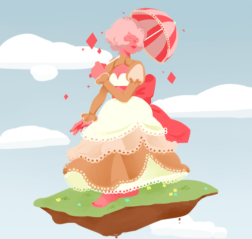 syrupgem: i sacrificed my back to draw this. i need more art of su characters in fancy dresses 