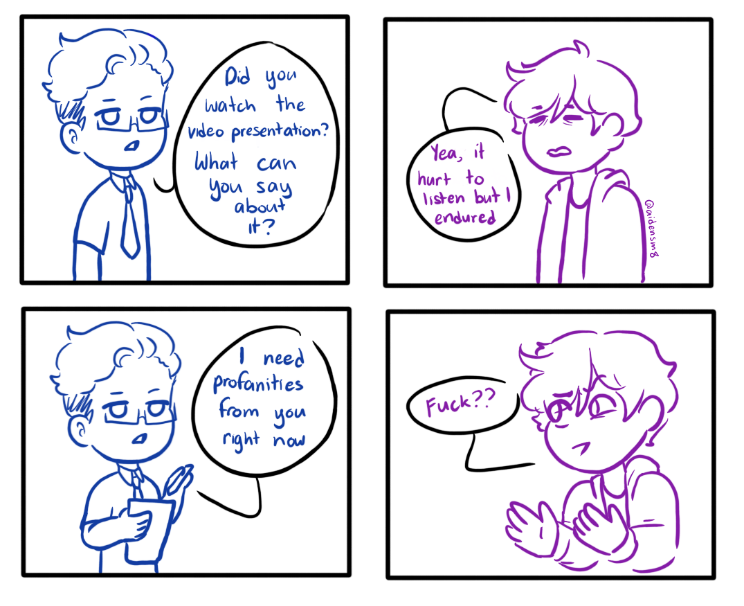 How did you get here??? — Part 1 of the Sides saying quotes from my