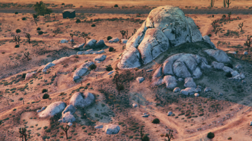 Rock features of Blaine County SA