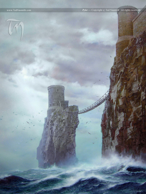 Game Of Thrones Art By The Brilliant Artist Ted Nasmith. The Captions Above Are From His Website On Each