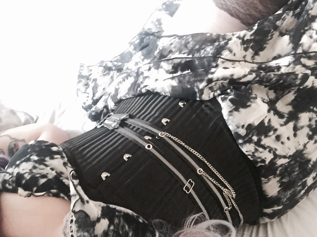 livingdeadsam:  Daddy’s Little Doll. KPP collar, corset and a whole lotta love.