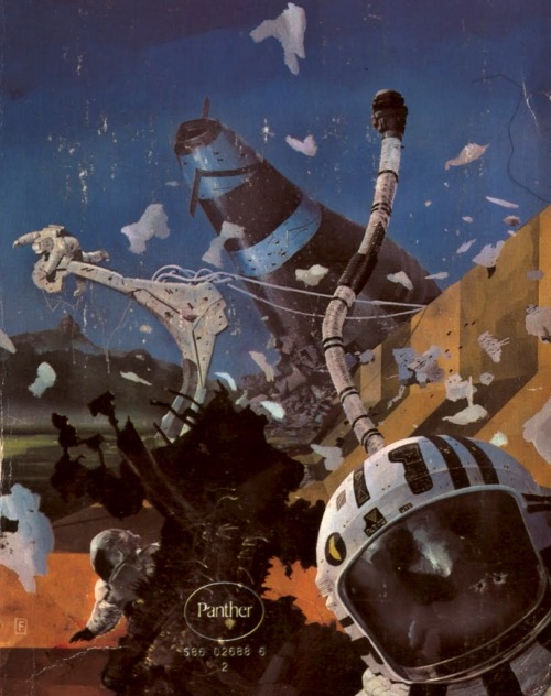 70sscifiart:  Astronauts explore the unknown. From my archives, featuring works by Chesley Bonestell, Chris Foss, Bruce Pennington, and more.