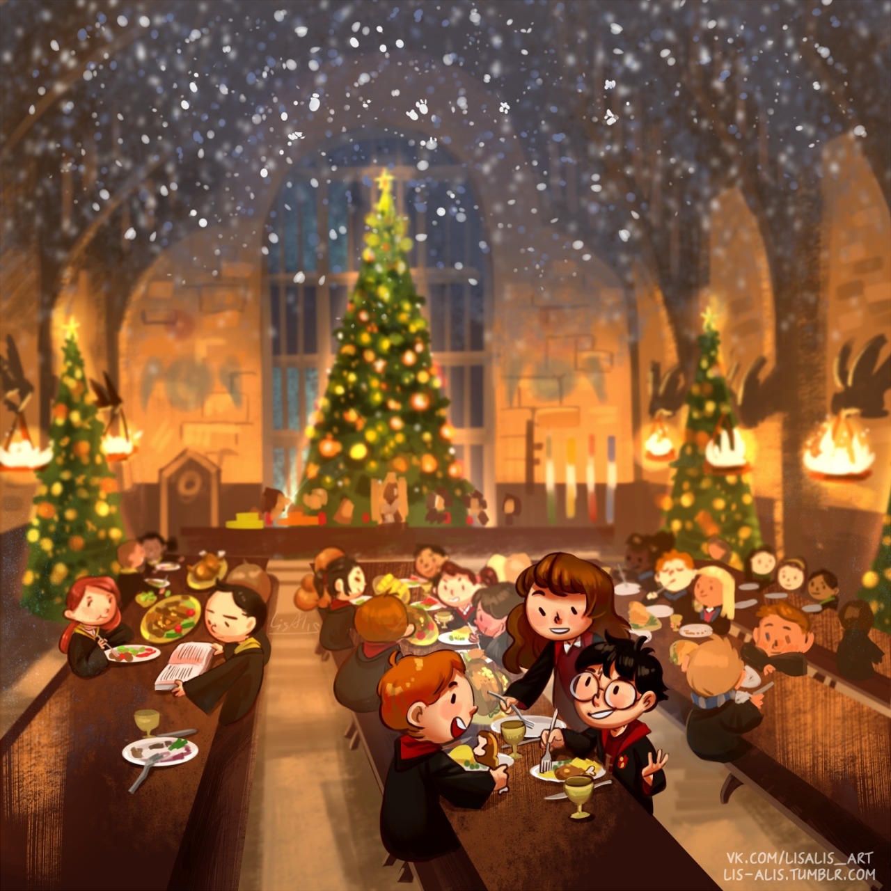 lis-alis:  I wanted to draw it for Christmas, but I didn’t have time. Nevertheless,