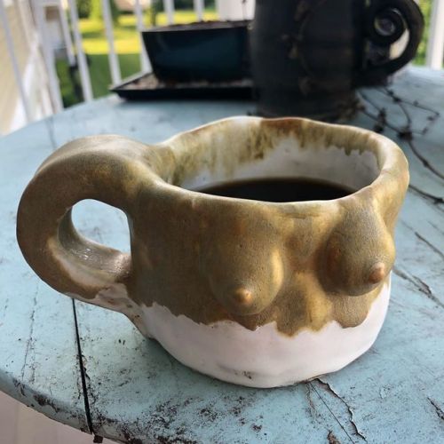 Coffee & textures. … The handle is a little too thick and the glaze job isn’t my favorite