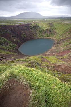 travelingcolors:  Kerid Crater Lake | Iceland