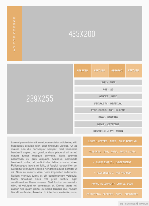 bitterkass: character graphic template #003 by bitterkass you can change absolutely every color in t