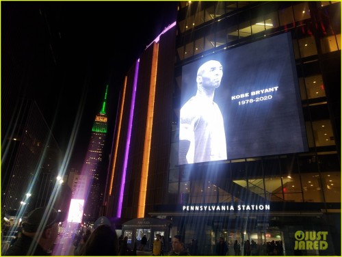 thepurpletape: MSG pays tribute to Kobe Bryant New York will always love you!!!