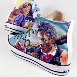 galaxynextdoor:  Custom BioShock Infinite Converse