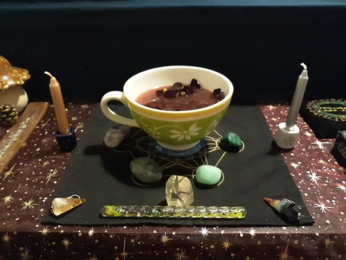occultechnologies: tea offering for Dionysus ✨ Keep reading