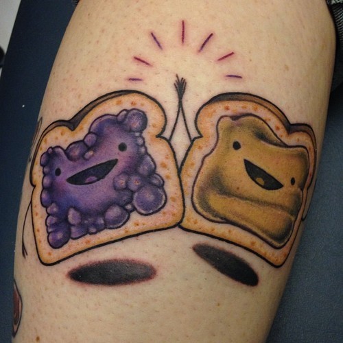 fuckyeahtattoos:  Power Couple. Tattooed by Noelle Lamonica Divine Machine Tattoo-