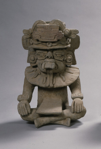 slam-african: Vessel in the Form of a Seated Male…, Zapotec, c.200–300, Saint Louis Art Museum: Arts