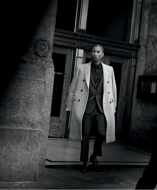 billidollarbaby:  Pharrell Williams by Peter Lindbergh for WSJ Magazine Men’s Style September 2014  Read more over at: http://billidollarbaby.com/pharrell-williams-peter-lindbergh-wsj-magazine-mens-style-september-2014/ 