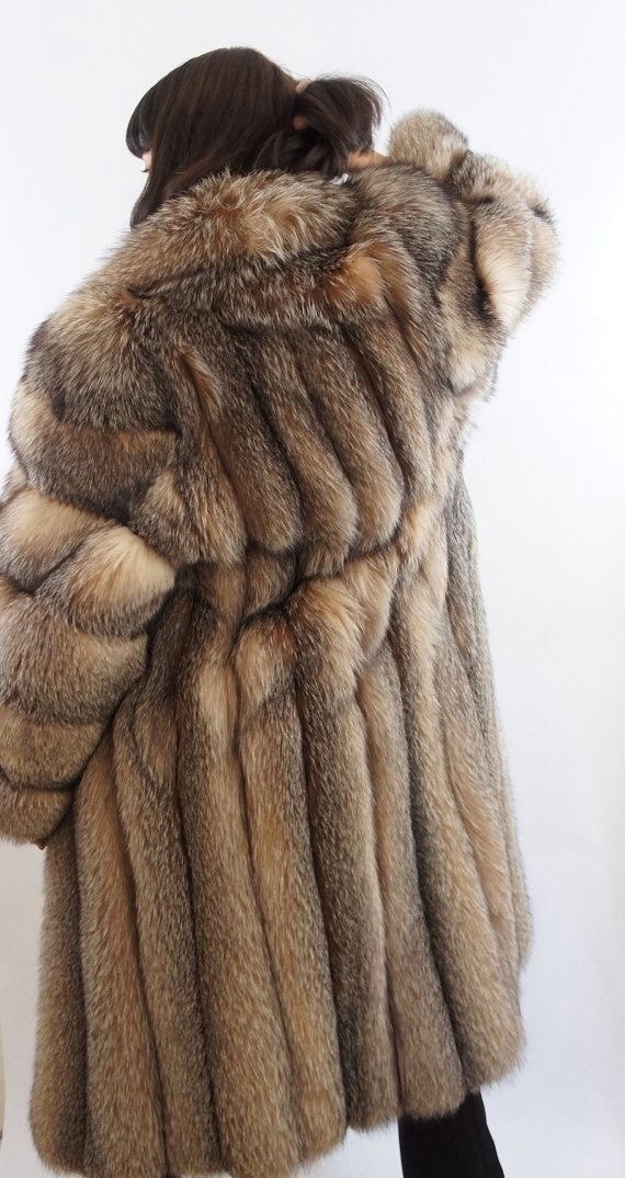 Fox fur coat