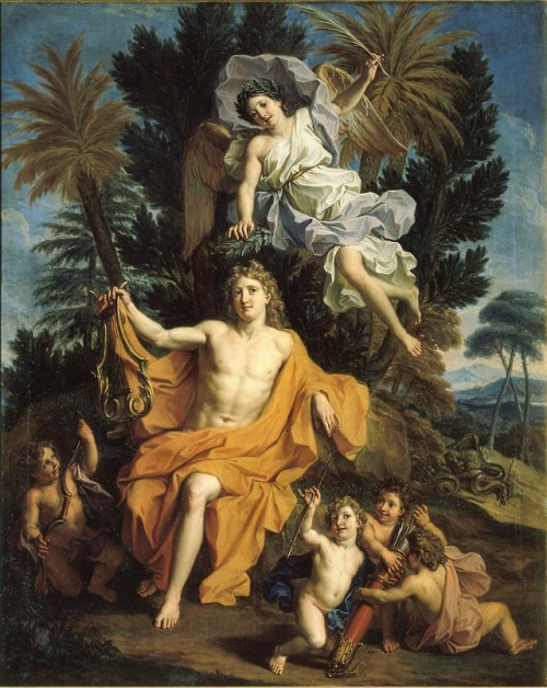 Story of Apollo: Apollo Crowned by Victory after Slaying Python, Noël Coypel, ca. 1688