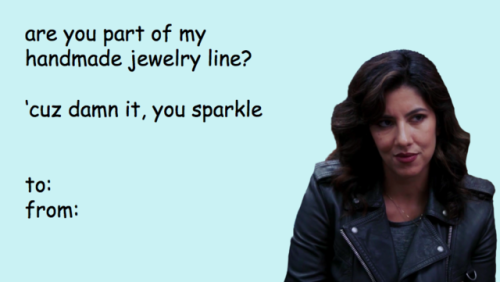 peraltiagoisland:happy valentine’s day from nbc’s brooklyn nine-nine!