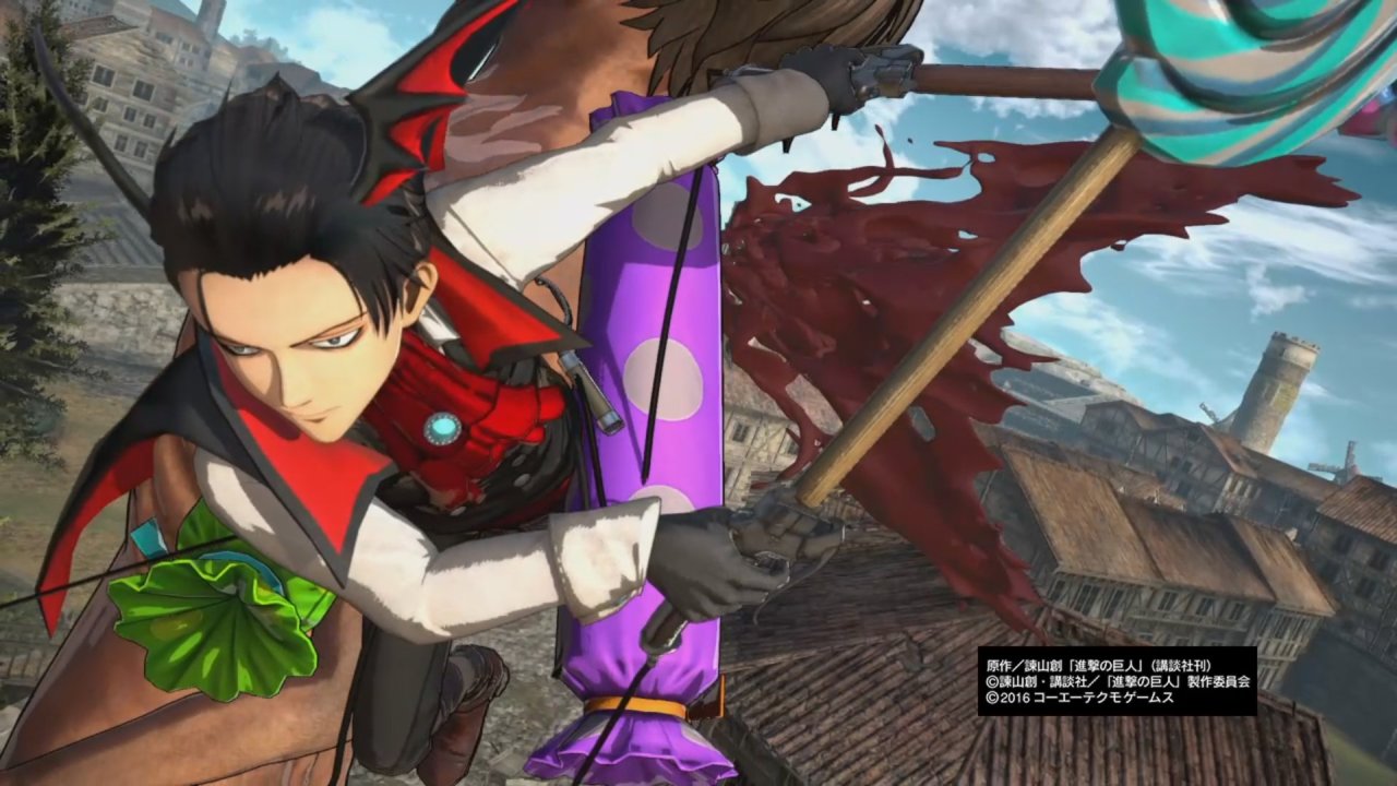 fuku-shuu:   Vampire Bat Levi (AKA Levi in his “Halloween” DLC costume) and