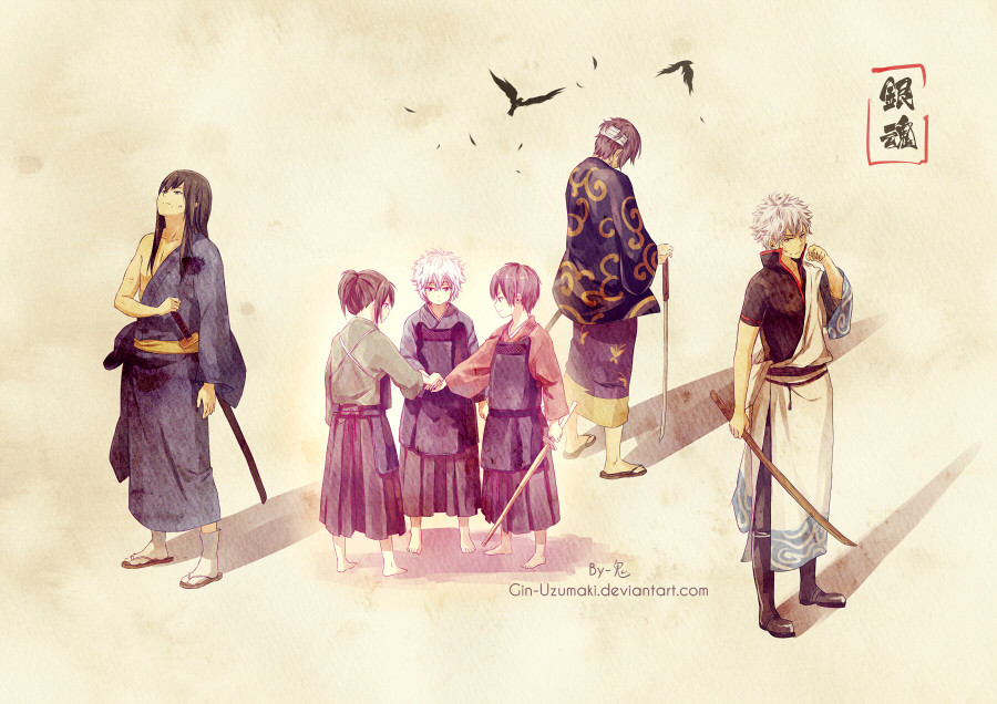 alchemiq:
“ Katsura Kotarou, Takasugi Shinsuke and Sakata Gintoki | Gintama
Fanart by: 狂乱de鬼公子
”