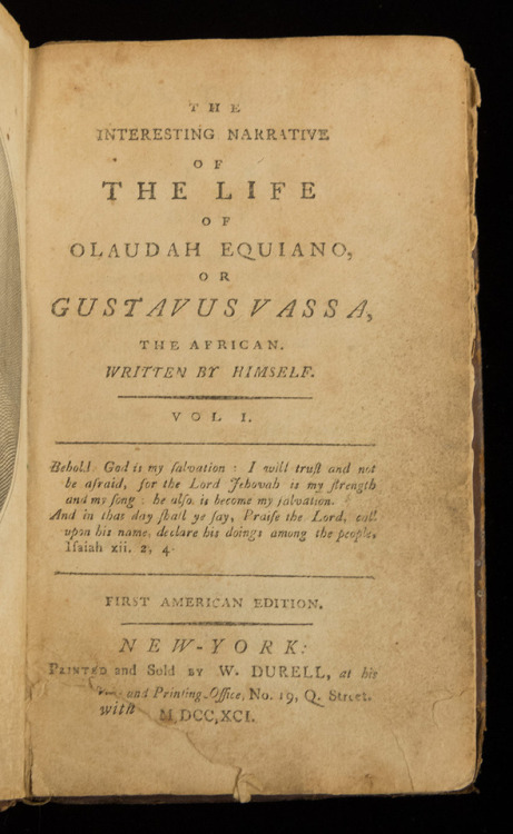 huntingtonlibrary: Olaudah Equiano (c. 1745-1797) was kidnapped as a boy in what is now Nigeria and 