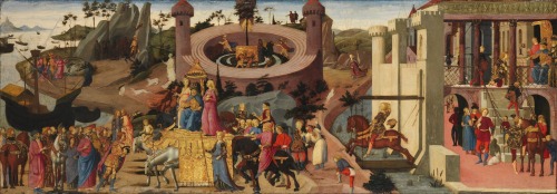 Scenes from the Story of the Argonauts Biagio d'Antonio and Jacopo da Sellaio, c. 1465