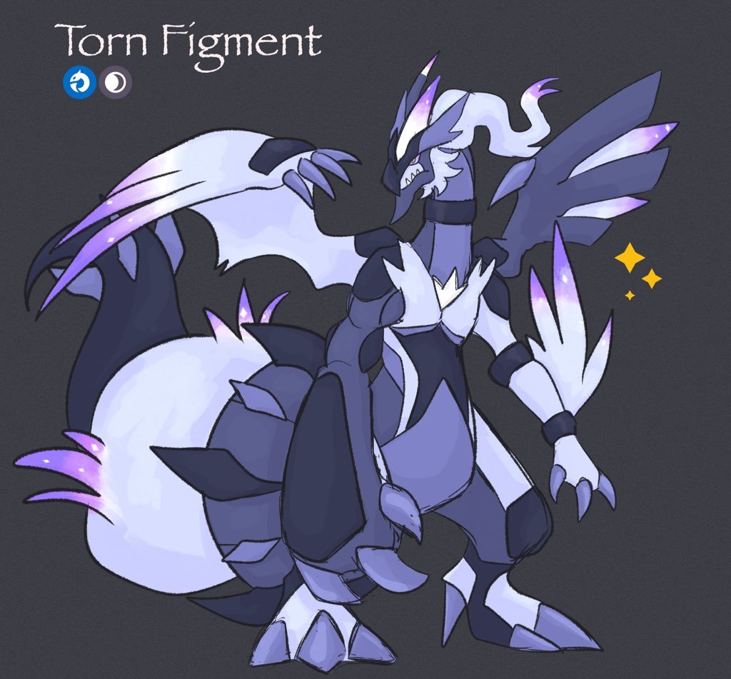 My take on the unovan original dragon (Kyurem+Reshiram+Zekrom