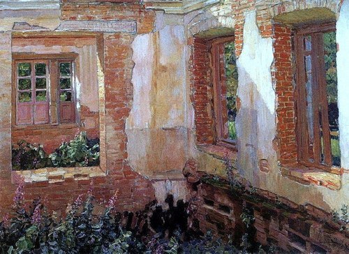 abandonedography:Apollinary Mikhailovich Vasnetsov, The Ruins of the House, 1900