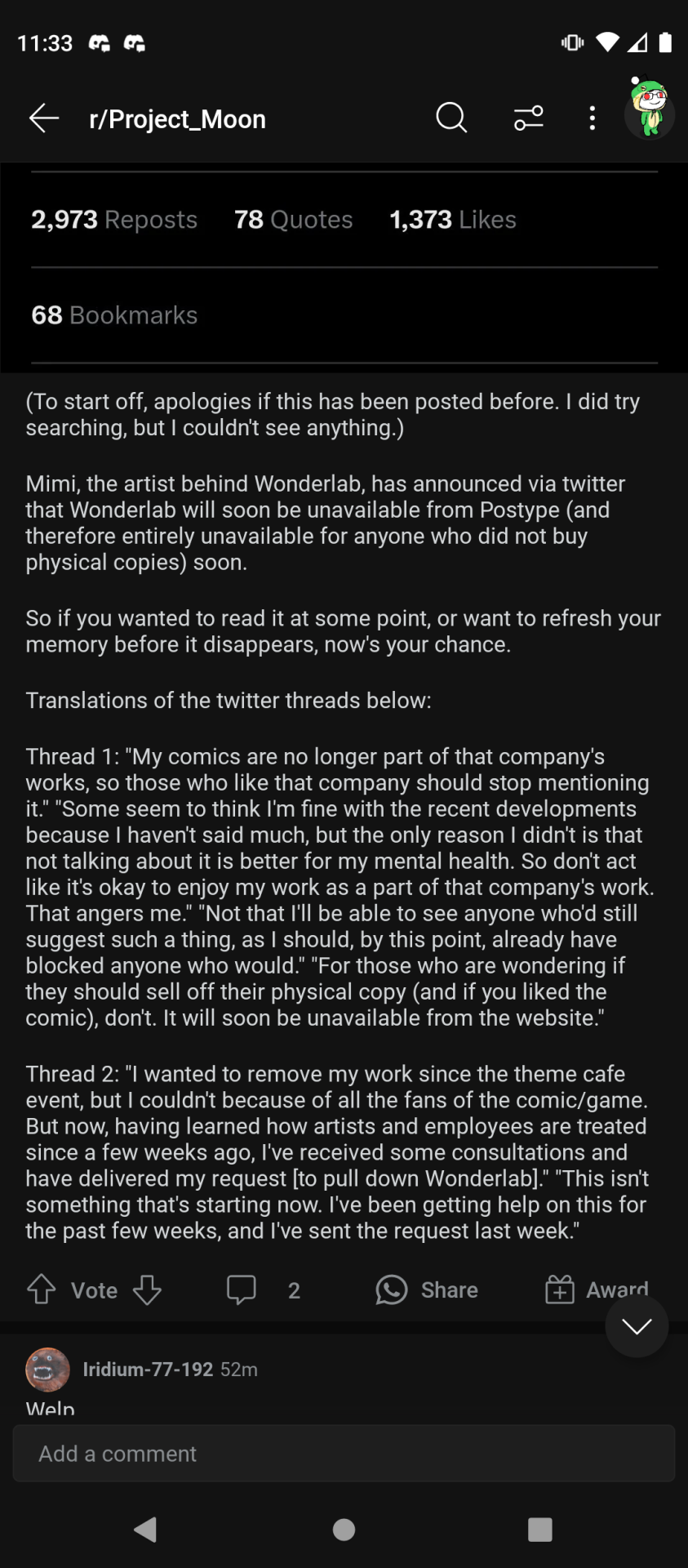 Haven't Seen Anyone Talk About It So Ill Do What I Do Best And Repost Stuff I Saw On Reddit