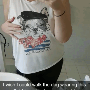 littleredminx:  Just some of the stuff on my snapchat story right now 😄