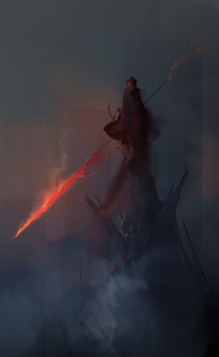 cobaltplasma:  Red Cloak30min. spitpaint, Photoshop CC2017