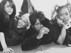 resurrectinghiphop:  Aaliyah, Lil’ Kim, Missy Elliott &amp; Da Brat 