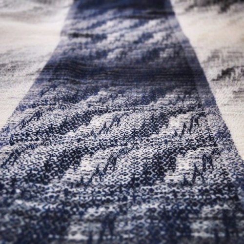 Day 5 of #marchmeetthemaker ~ Detail/ Close Up One of the things I love about weaving is that you ca