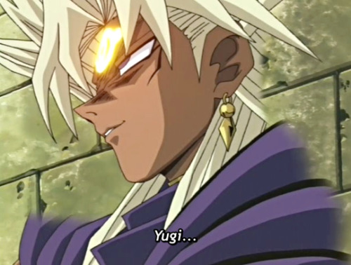 yugiohchildhood:  theabcsofjustice:  Yami Malik’s obsession with Atem is even creepier than regular Malik’s was.   Wtf Marik