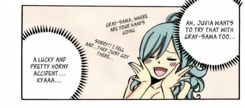 denissu:  I missed Juvia’s crazy fantasies.Colored by me.