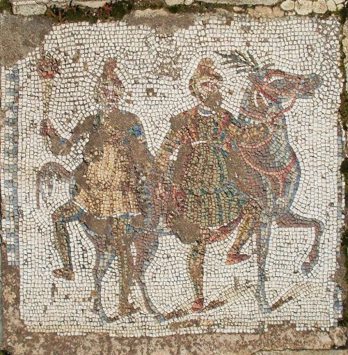 last-of-the-romans:Mosaic of Horses, Archaeological Site of Carthage| 3rd Century AD