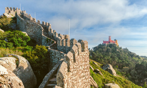 The legends of Moorish castle in Sintra, Portugal