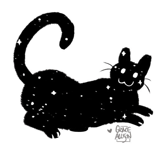 greyallison:  kainimuramonster:  THIS IS WHAT FUCKING HAPPENS WHEN YOU FORGET TO RINSE THE TUB OUT AFTER USING A LUSH INTERGALATIC BATHBOMB!  He’s fine. He got a bath.  Lush glitter is made of seaweed.   He’s cosplaying the night sky. 