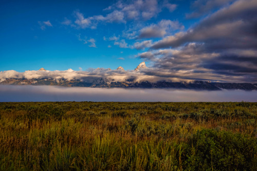 Walking in the clouds Walking in the clouds in Grand Teton National Park. Fall is in the air. =]:)