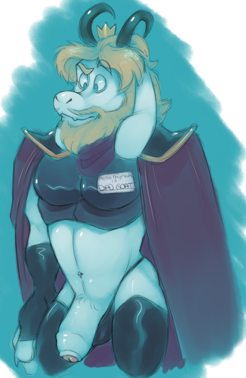 skoogers:  fluffy-puppy:  Shiny Goat Dad!  Yeyeyeyeyeye 