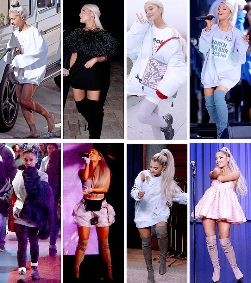 eizasgonzalez:Ariana Grande’s 2018 Outfits 