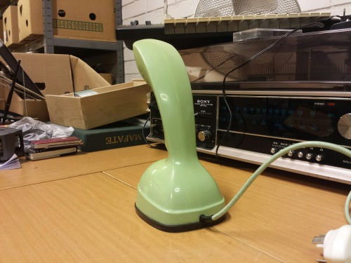 L.M. Ericsson Ericofon DBJ 500 Accent Green Kobra Telephone (21CM Model), 1961