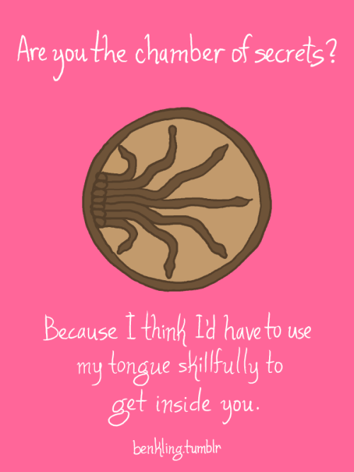 nudityandnerdery:benkling:Here. Here. Here are some rejected Harry Potter Valentines I made today.Th