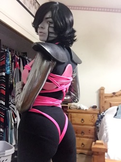 lidela:  orochima-kun:  Some not so safe for work selfies in my Mettaton cosplay Here is my more tame post  AMAZING!!!!!!!  @nonbinarymettatonex Can we do this too????? 
