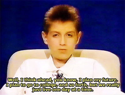 only80sgifs:Ryan White on Nightline, March of 1988. He died two years later from AIDS.