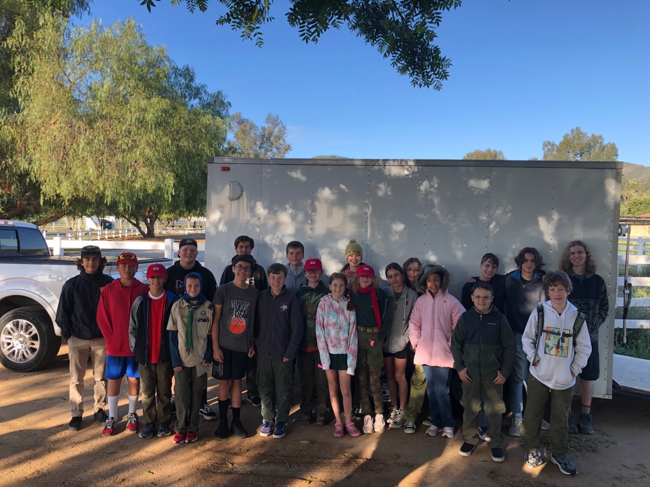 Troop 318 had an amazing time at Agua Caliente! Troop 318 B and part of 318 G biked 33 miles from Julian to Agua Caliente. Very proud of every one who biked and hiked on that day!