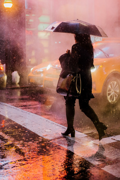 Some photos from the rain. Times Square, NYC. 10/16/19.