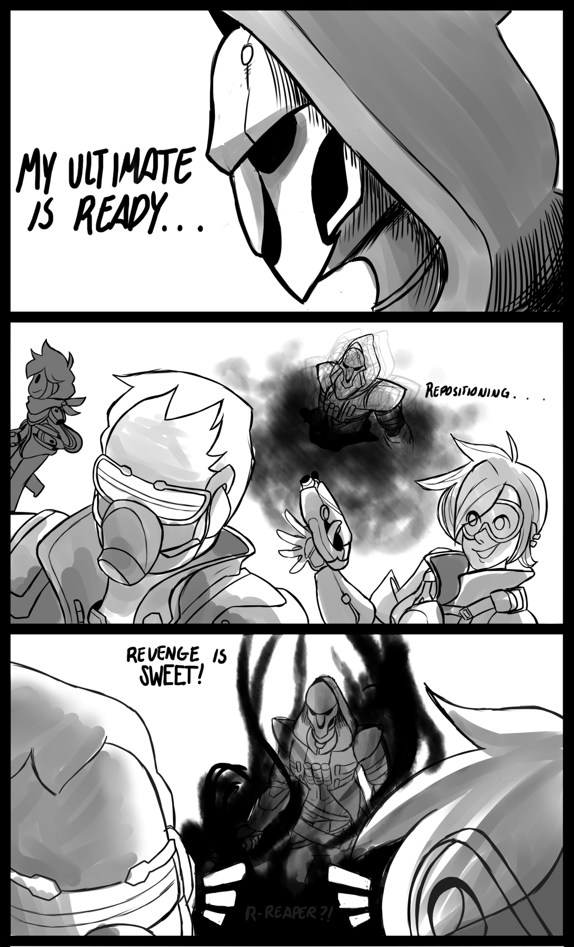 OVERWATCH COMIC! FT SOMBRA AND REAPER!