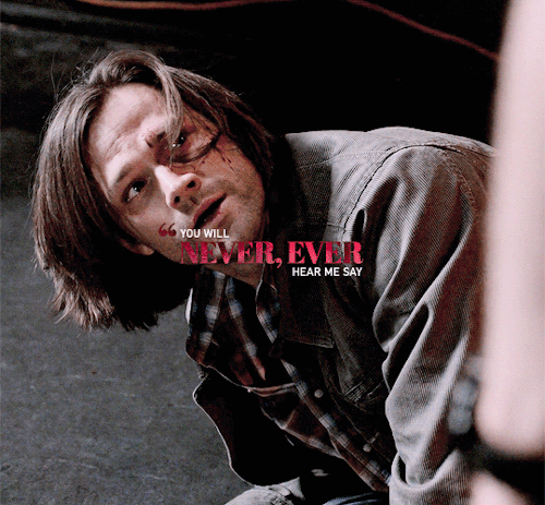audreyhrnes:“Close your eyes. Sammy, close your eyes.”Supernatural S10E23 “Brother’s Keeper”