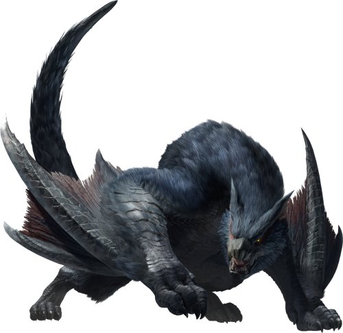 damnwyverngems:Official render of Nargacuga, kitty is back in Monster Hunter Rise I think Narga ge