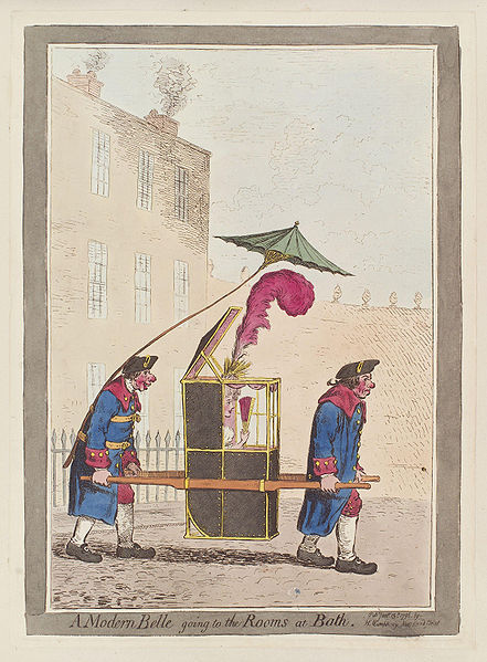 James Gilray, ‘A Modern Belle going to the Rooms at Bath’