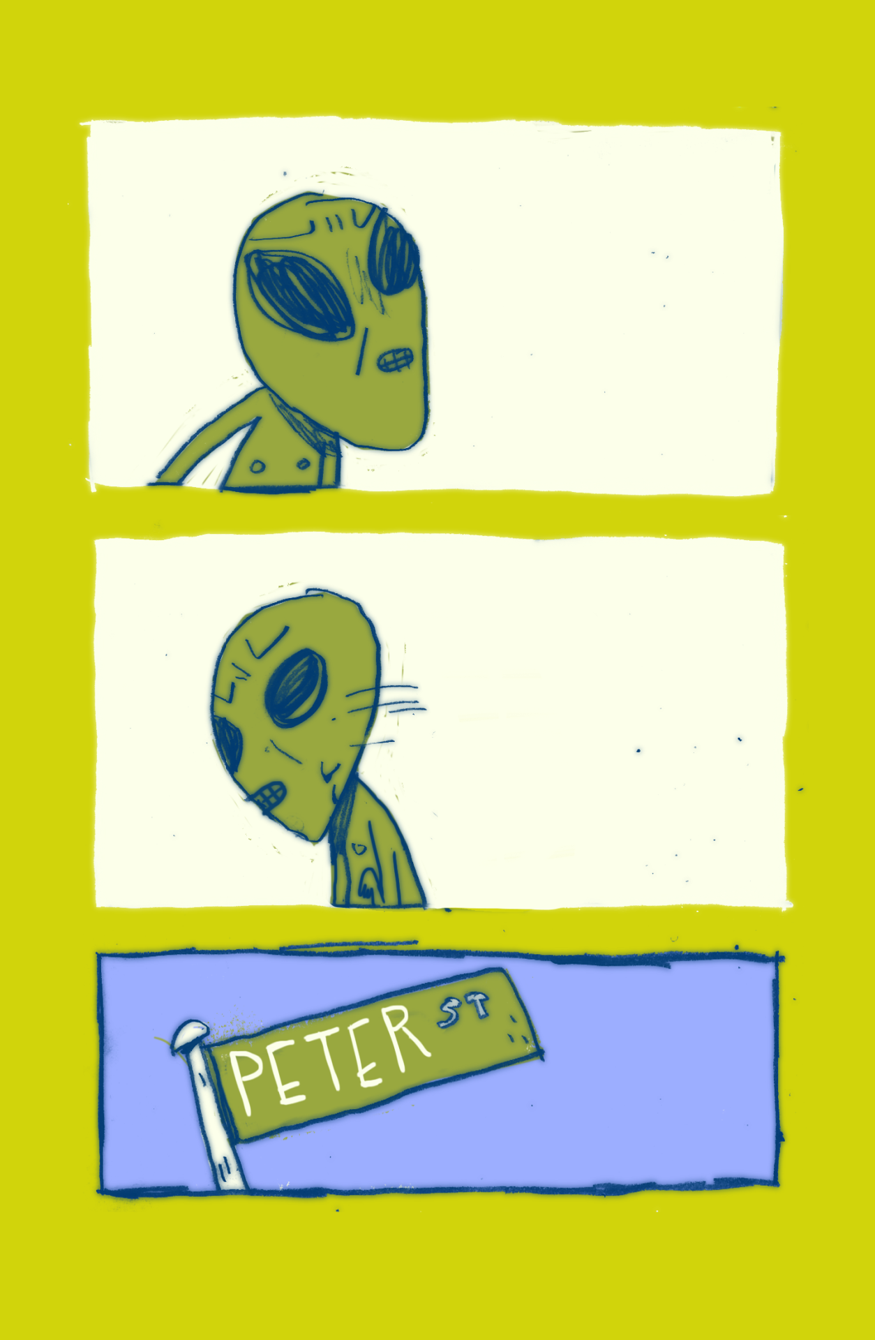 robbiegeez:   alien comic   